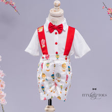 Red Balloon Suspender Set