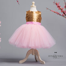 Princess Kate Dress (Gold & Pink)