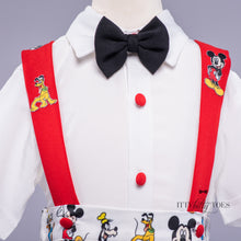 Mickey Mouse Inspired Suspenders Set