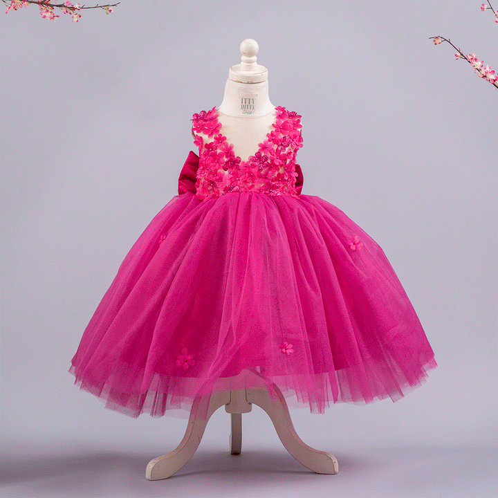 Stormi Dress (Fuchsia)