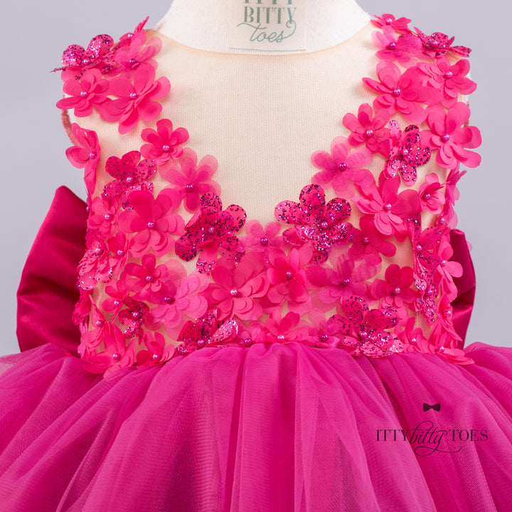 Stormi Dress (Fuchsia)