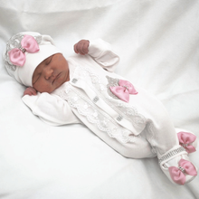 Angel Wings Jewels Set (Pink) - Newborn Set - Itty Bitty Toes