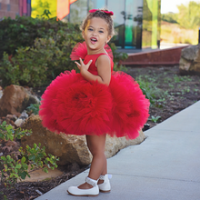 Kloe Dress (Red) - Couture - Itty Bitty Toes