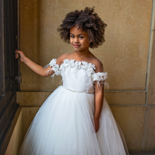 Nicolina Dress (White) - Couture - Itty Bitty Toes