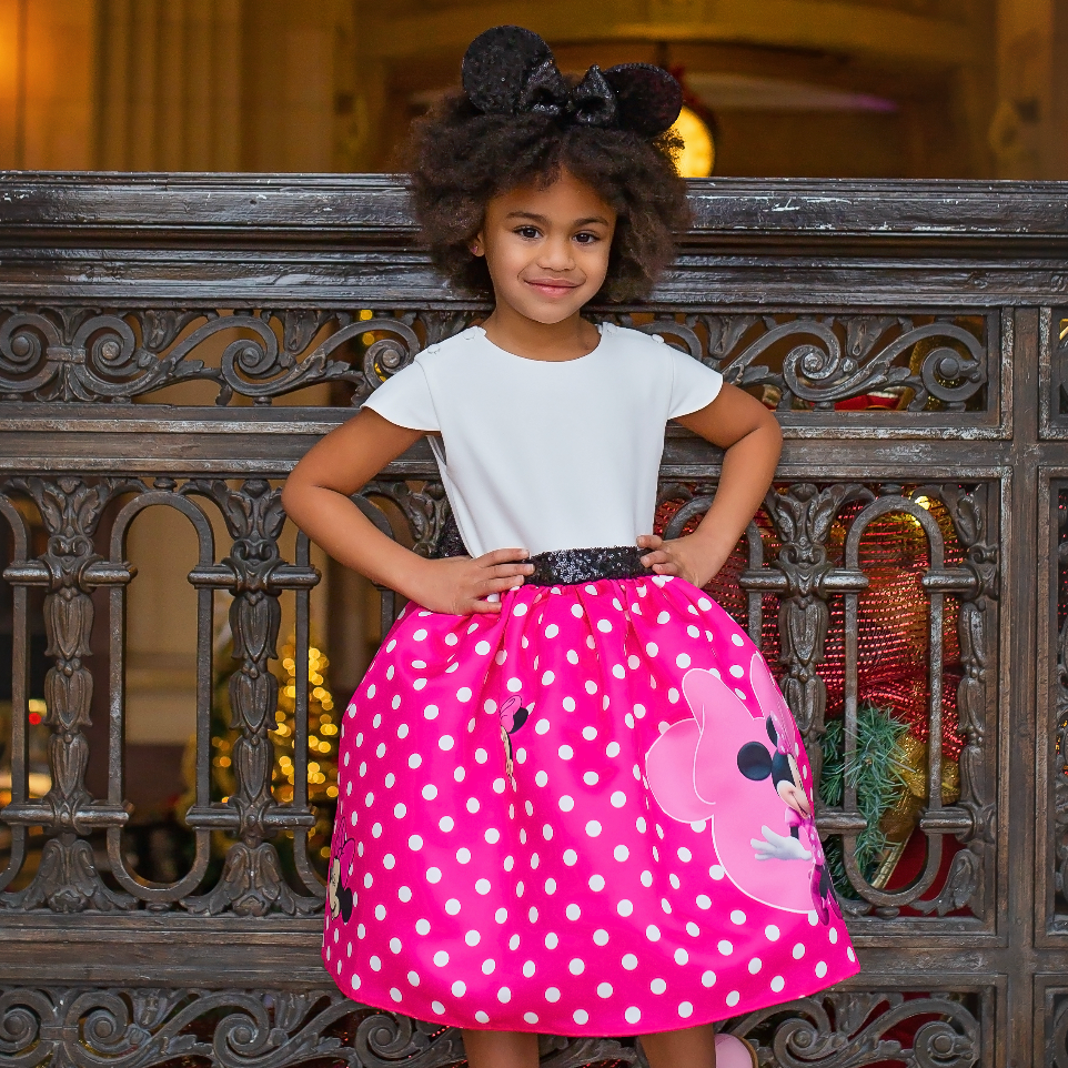 Minnie Inspired Dress - Couture - Itty Bitty Toes