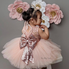 Princess Aisha Dress (Rose Gold) - Couture - Itty Bitty Toes