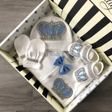 Angel Wings Jewels Set (Baby Blue) - Newborn Set - Itty Bitty Toes