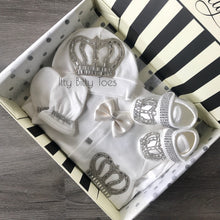 Angel Wings Jewels Set (White) - Newborn Set - Itty Bitty Toes