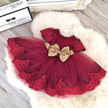 Princess Julia Dress (Burgundy) - Couture - Itty Bitty Toes