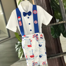Sailor Suspender Set - Couture - Itty Bitty Toes