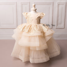 Hadley Dress (Champagne) - Couture - Itty Bitty Toes