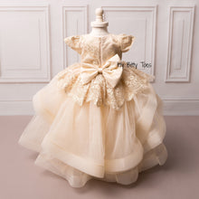 Hadley Dress (Champagne) - Couture - Itty Bitty Toes