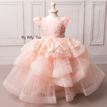 Hadley Dress (Blush) - Couture - Itty Bitty Toes