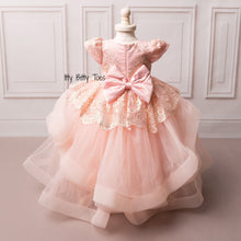 Hadley Dress (Blush) - Couture - Itty Bitty Toes