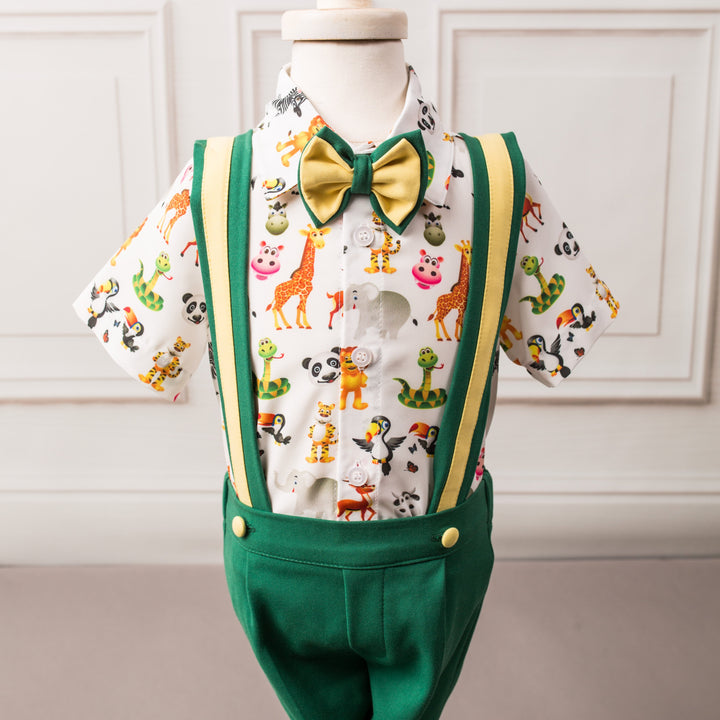 Animal Kingdom Suspender Set - Couture - Itty Bitty Toes