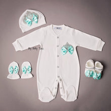 Crown Jewels Set (Mint) - Newborn Set - Itty Bitty Toes