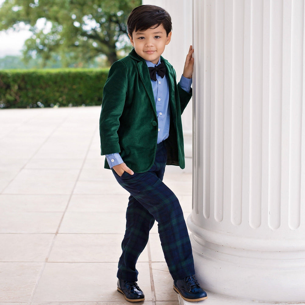 Charles Suit (Green) - Couture - Itty Bitty Toes