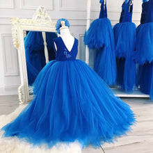 Sasha Dress (Blue) - Couture - Itty Bitty Toes