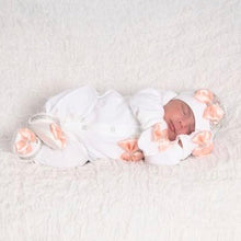 Crown Jewels Set (Peach) - Newborn Set - Itty Bitty Toes