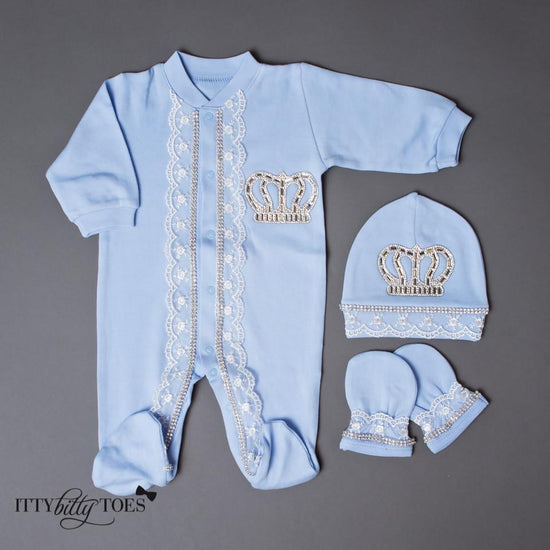 TINY LOOKS Presents New Born Baby Winter Wear Keep warm Cartoon Printing Baby  Clothes 5Pcs Sets Cotton Baby Boys Girls Unisex Baby Fleece / Falalen Suit Infant  Clothes First Gift For New