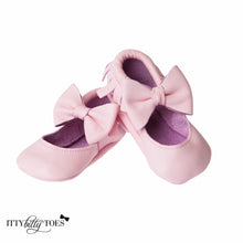 Itty Bitty Moccasins (Pink) - Shoes - Itty Bitty Toes