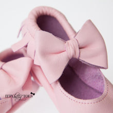Itty Bitty Moccasins (Pink) - Shoes - Itty Bitty Toes